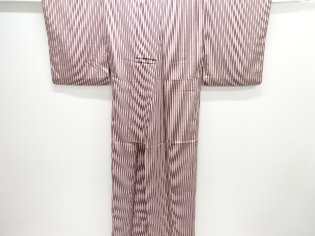  縞模様小紋着物